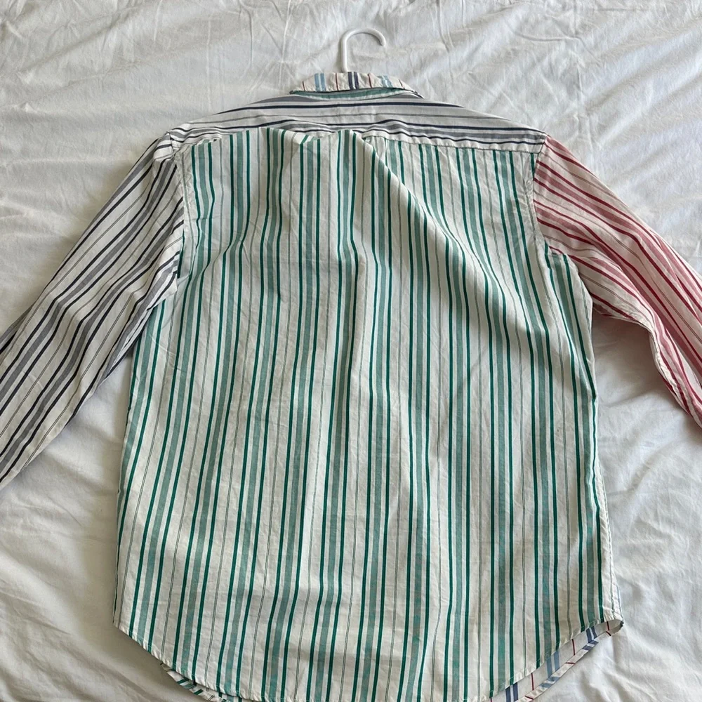 J. Crew Men’s Striped Organic Cotton poplin shirt